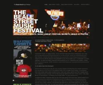 ThebealestreetmusicFestival.com(The Beale Street Music Festival) Screenshot