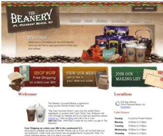 Thebeanery.net(The Beanery Cafe Point Pleasant Beach) Screenshot