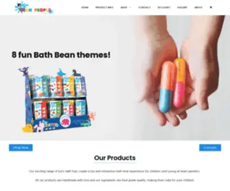 Thebeanpeople.com.au(Magical bath toys for children) Screenshot