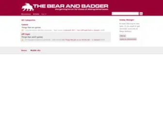 Thebearandbadger.co.uk(All Categories) Screenshot