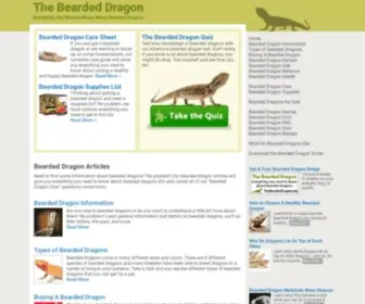 Thebeardeddragon.org(The Bearded Dragon) Screenshot