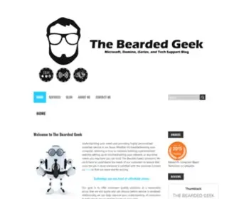 Thebeardedgeek.com(The Bearded Geek) Screenshot