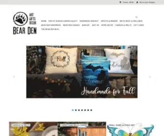 Thebeardengallery.com(The Bear Den Your source for unique art) Screenshot