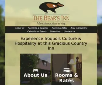 Thebearsinn.com(The Bear's Inn Properties) Screenshot