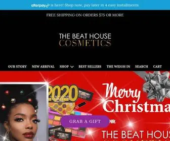 Thebeathousecosmetics.com(The Beat House Cosmetics) Screenshot