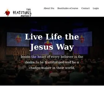 Thebeatitudesproject.com(The Beatitudes Project) Screenshot