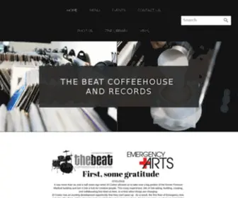 Thebeatlv.com(The Beat Coffeehouse and Records) Screenshot