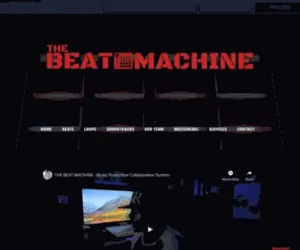 Thebeatmachine.net(THE BEAT MACHINE) Screenshot