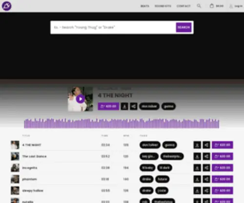 Thebeatplug.com(Buy Beats Online) Screenshot