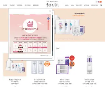 Thebeautifulfactr.com(더 뷰티풀 팩터) Screenshot