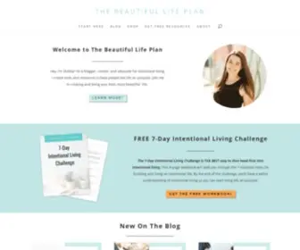 Thebeautifullifeplan.com(The Beautiful Life Plan) Screenshot