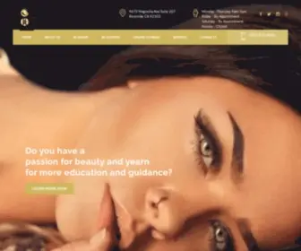 Thebeautyacademyie.com(Riverside Beauty School) Screenshot