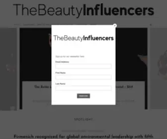 Thebeautyinfluencers.com(The Beauty Influencers) Screenshot