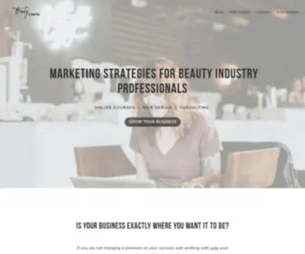 Thebeautyinmarketing.com(The Beauty in Marketing) Screenshot