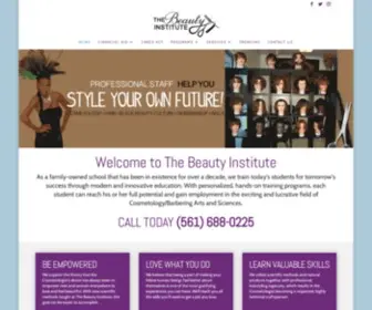 Thebeautyinstitute.edu(The Beauty Institute) Screenshot