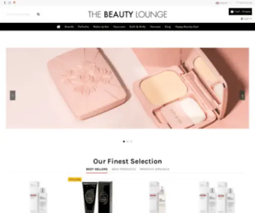 Thebeautylounge.com(Cosmetiques et beaute) Screenshot