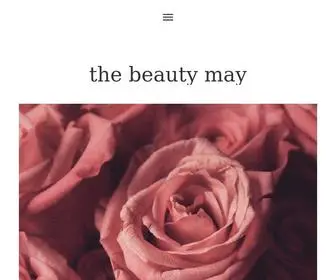 Thebeautymay.com(The beauty may) Screenshot