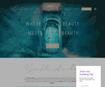 Thebeautyportal.com(The beauty portal) Screenshot