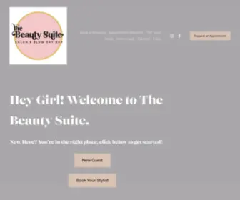 Thebeautysuitesalon.com(The Beauty Suite Salon &amp; Blow Dry Bar) Screenshot