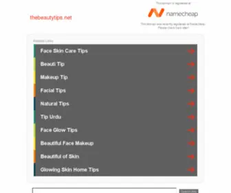 Thebeautytips.net(Beauty Tips) Screenshot