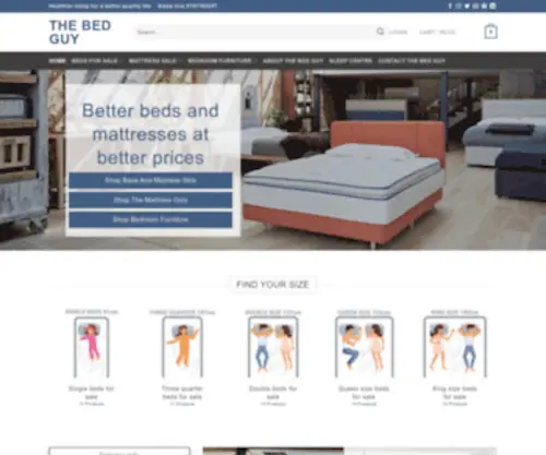 Thebedguy.co.za(Beds for SALE) Screenshot