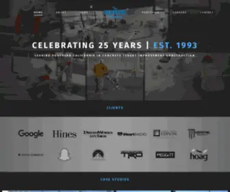 Thebedrockco.com(LEADING SOUTHERN CALIFORNIA IN CONCRETE TENANT IMPROVEMENT CONSTRUCTION) Screenshot