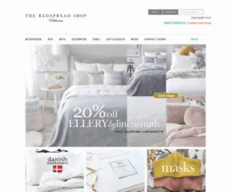 Thebedspreadshop.com.au(The Bedspread Shop from Melbourne) Screenshot