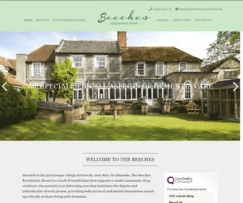 Thebeeches-Ixworth.co.uk(The Beeches Residential Home) Screenshot