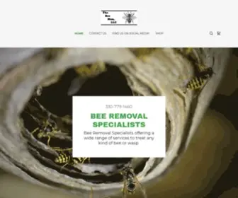 Thebeemanllc.com(Bees, Bee Removal) Screenshot