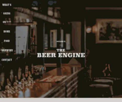 Thebeerengine.co.uk(The beer engine) Screenshot