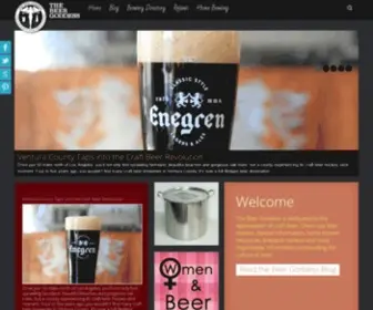 Thebeergoddess.com(The Beer Goddess) Screenshot