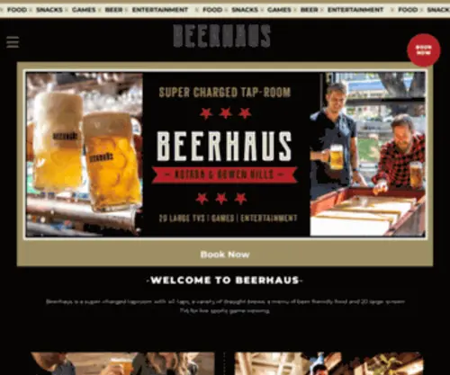 Thebeerhaus.com.au(Beerhaüs) Screenshot
