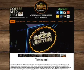 Thebeerjunction.com(The Beer Junction) Screenshot
