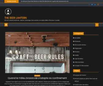 Thebeerlantern.com(Site sur l'univers brassicole) Screenshot