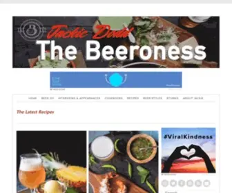 Thebeeroness.com(The Beeroness) Screenshot