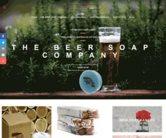 Thebeersoapcompany.com(Handmade Soap Beer Soap Milk Soap Deodorant Organic Shea Butter Perfumes Colognes) Screenshot