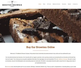 Thebeestonbrowniecompany.co.uk(Brownie Delivery) Screenshot