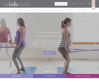 Thebellemethod.com(The Belle Method) Screenshot