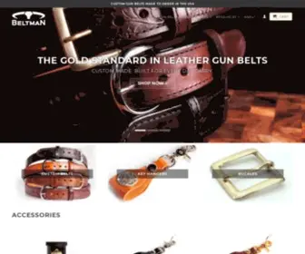 Thebeltman.net(Bullhide CCW Gun Belts for Concealed and Open Carry by Beltman) Screenshot