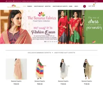 Thebenarasfabrics.com(The Benaras Fabrics) Screenshot