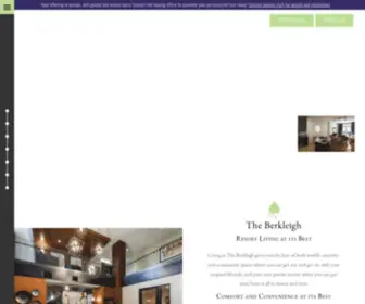 Theberkleigh.com(The Berkleigh Luxury Apartments in Baltimore) Screenshot