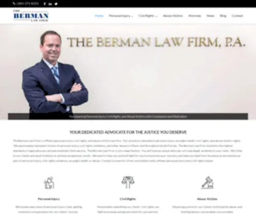 Thebermanlawfirm.com(Miami Personal Injury Lawyer) Screenshot