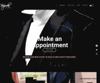 Thebespokeclothier.com(The Bespoke Clothier) Screenshot