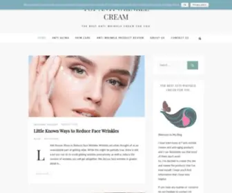 Thebestantiwrinklecreamforyou.com(Best anti wrinkle cream) Screenshot