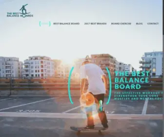 Thebestbalanceboards.com(The Different Types of Balance Board) Screenshot