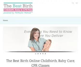 Thebestbirth.com(The Best Birth) Screenshot