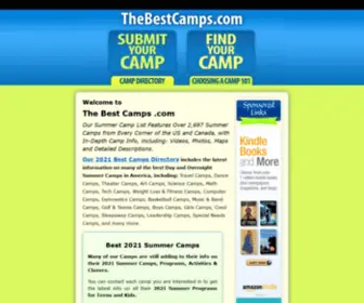 Thebestcamps.com(The Best Camps .com) Screenshot