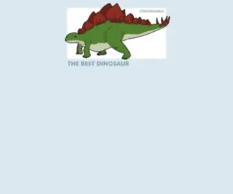 Thebestdinosaur.com(Stegosaurus) Screenshot
