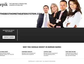 Thebesthometheatersystem.com(Contact with domain owner) Screenshot