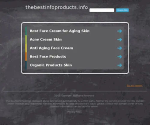 Thebestinfoproducts.info(Discover The Secrets) Screenshot